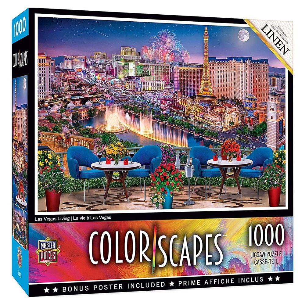MasterPieces - Colorscapes Las Vegas Living 1000 Piece Jigsaw