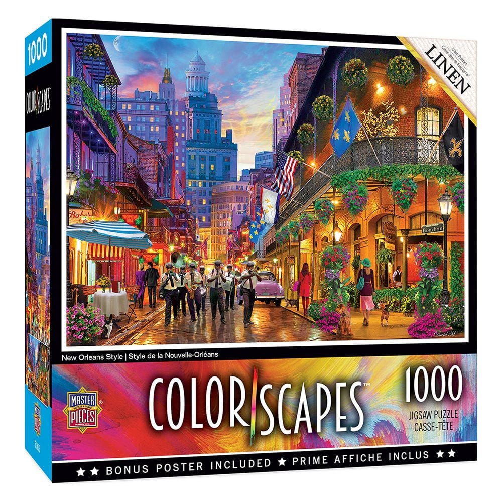 1026-masterpieces-colorscapes-new-orleans-style-1000-piece-jigsaw-1.jpg MasterPieces - Colorscapes New Orleans Style 1000 Piece Jigsaw