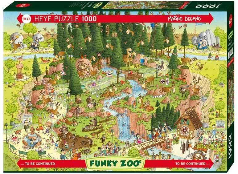 Heye - Funky Zoo Black Forest 1000 Piece Jigsaw