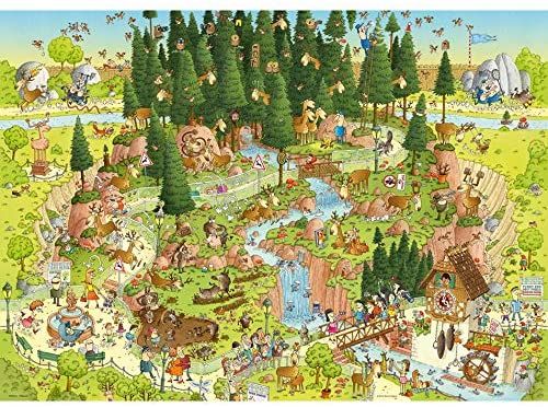 Heye - Funky Zoo Black Forest 1000 Piece Jigsaw
