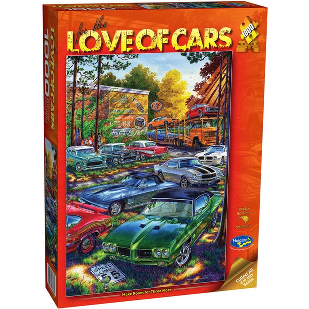 Holdson - For The Love Of Cars Make Room For Three More 1000 Piece Jigsaw