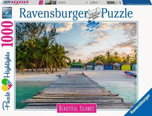 Ravensburger - Beautiful Islands Maldives 1000 Piece Jigsaw
