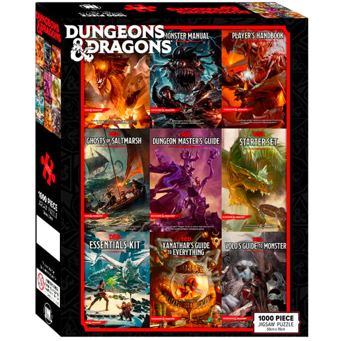 Impact Puzzle - Dungeons and Dragons 1000 Piece Jigsaw