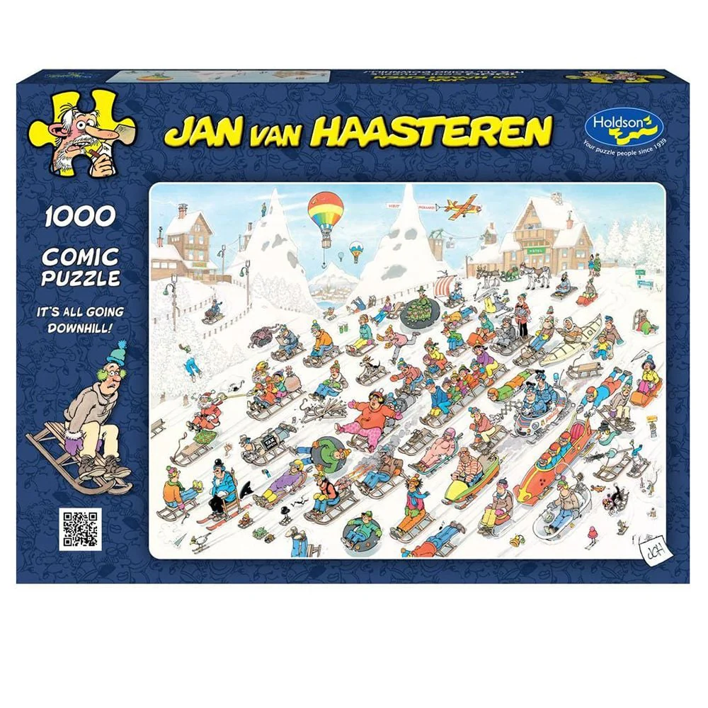 1166-jan-van-haasteren-all-going-downhill-2000-piece-jigsaw-1.webp Jan Van Haasteren - All Going Downhill 2000 Piece Jigsaw