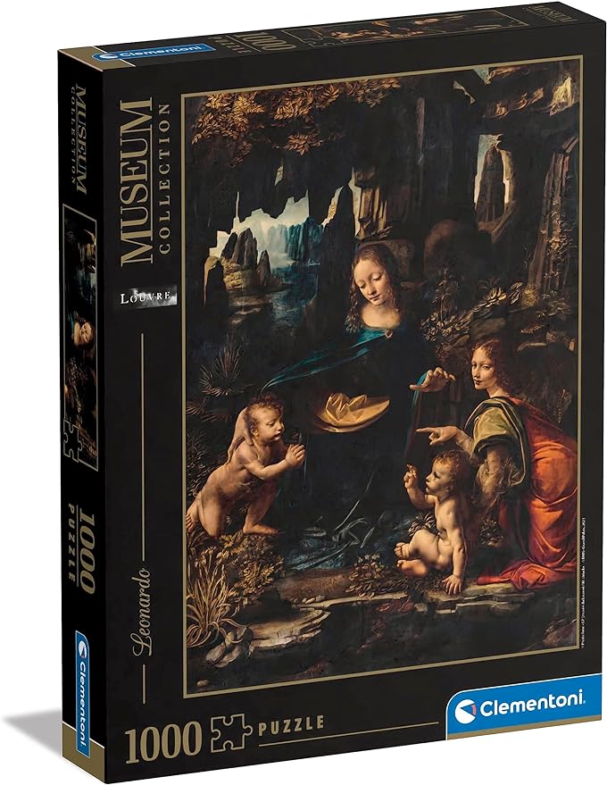 Clementoni - Museum Collection - Leonardo The Virgin of the Rock - 1000 Piece Jigsaw