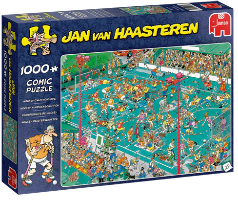 Jan Van Haasteren - Hockey Championships 1000 Piece Jigsaw
