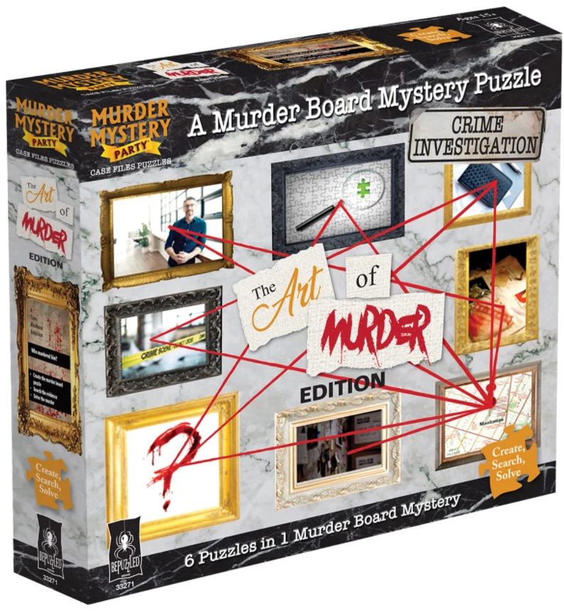 Murder Mystery: Art of Murder 1000 Piece Jigsaw