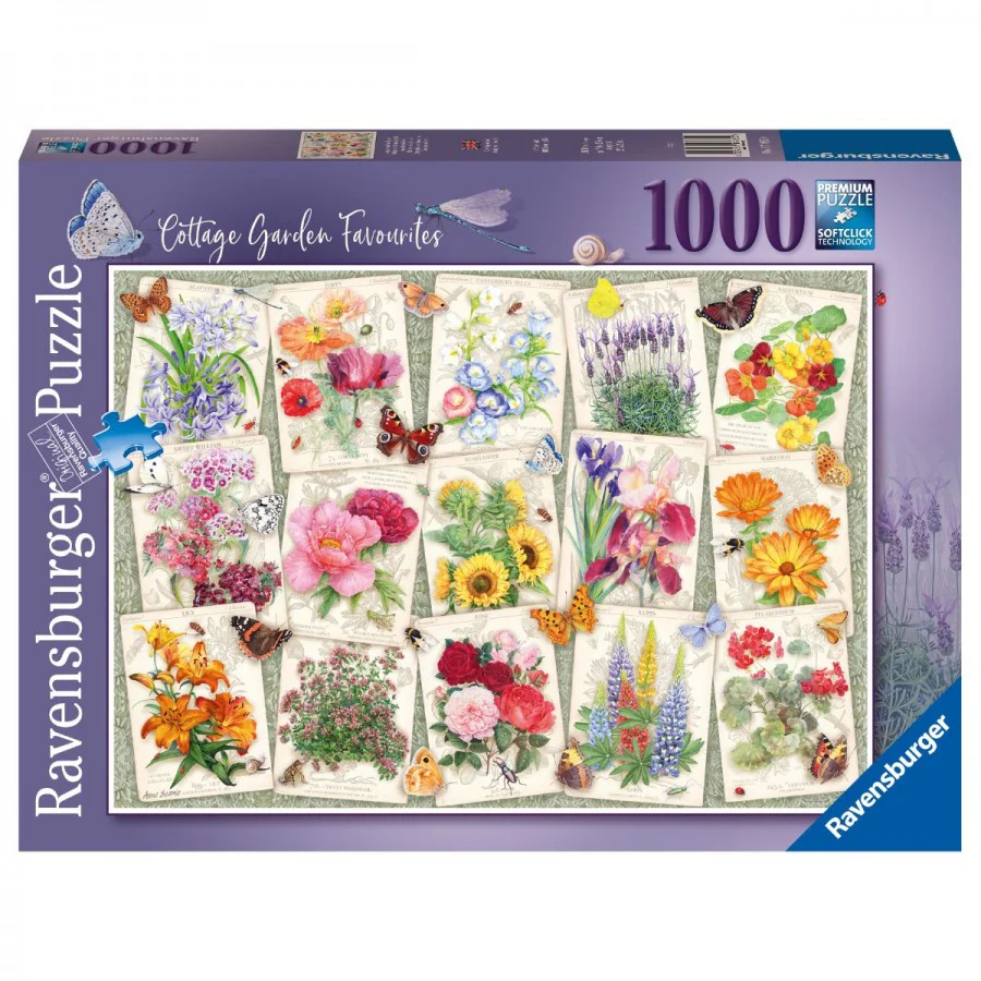 Ravensburger - Cottage Garden Favourites 1000 Piece Jigsaw