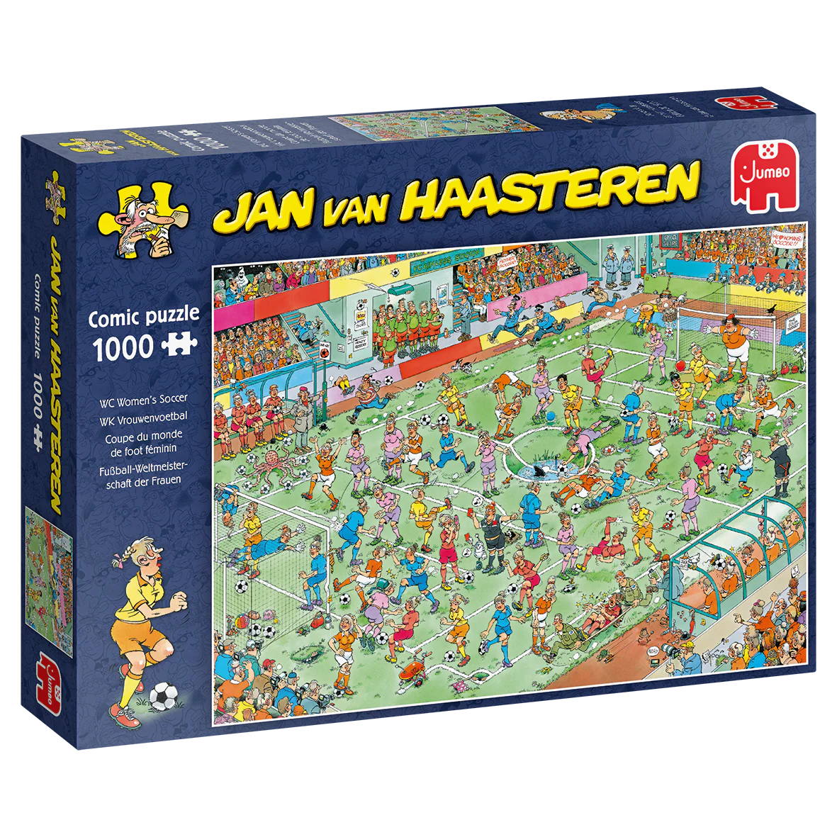Jan Van Haasteren - Womens Soccor 1000 Piece Jigsaw