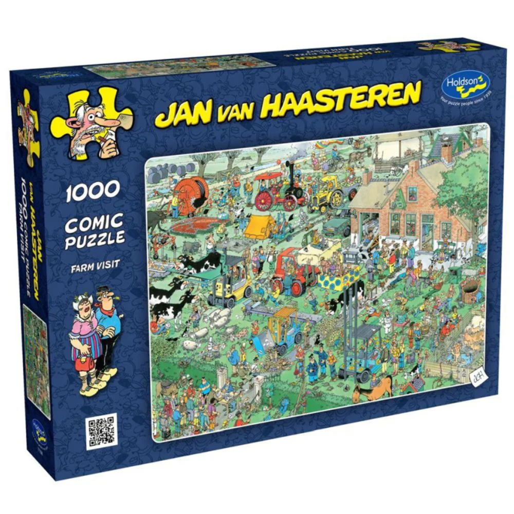 1262-jan-van-haasteren-farm-visit-1000-piece-jigsaw-1.webp Jan van Haasteren - Farm Visit 1000 Piece Jigsaw