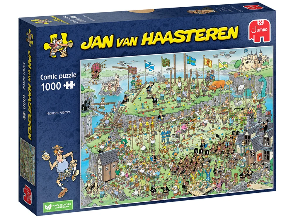Jan Van Haasteren - Highland Games 1000 Piece Jigsaw