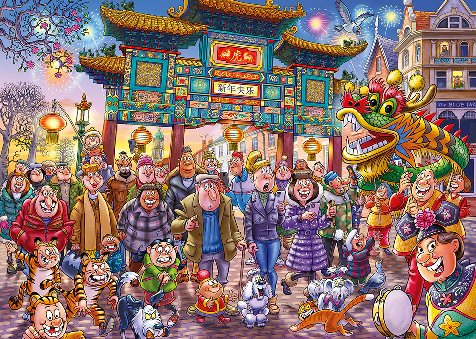 Wasgij? Original 39 - Chinese New Year 1000 Piece Jigsaw