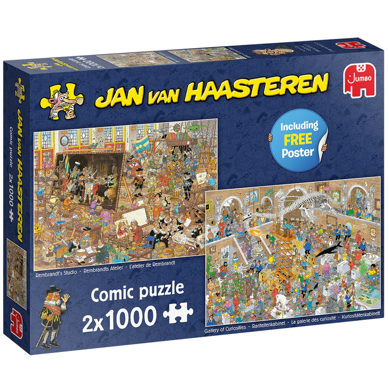 Jan Van Haasteren - Studio Gallery - 2x1000 Piece Jigsaw