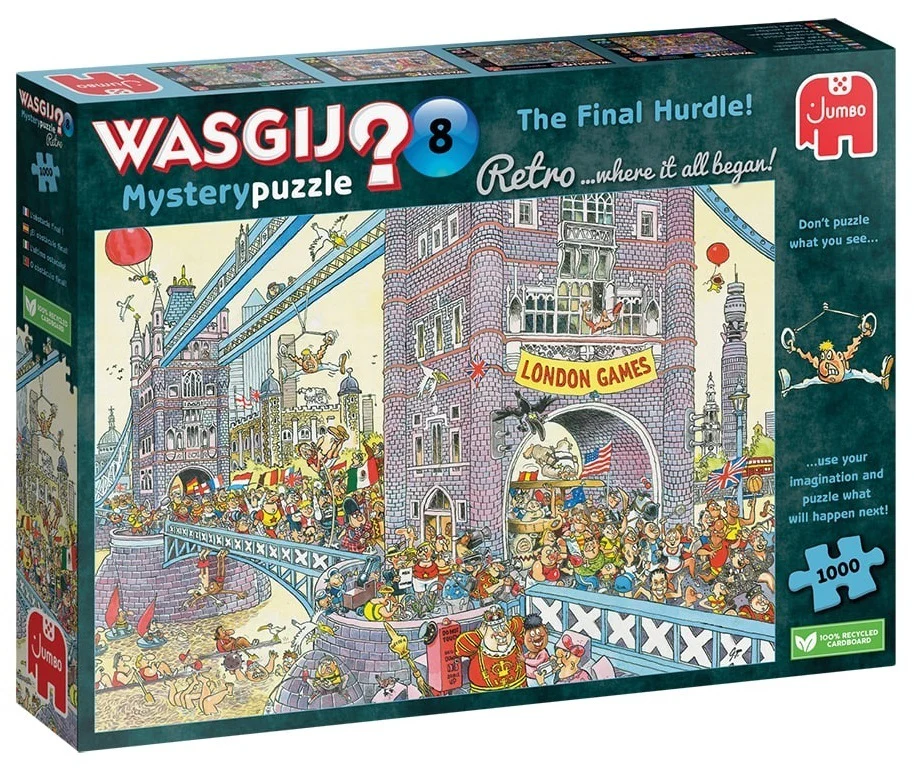 Wasgij? Retro Mystery 8 - The Final Hurdle 1000 Piece Jigsaw