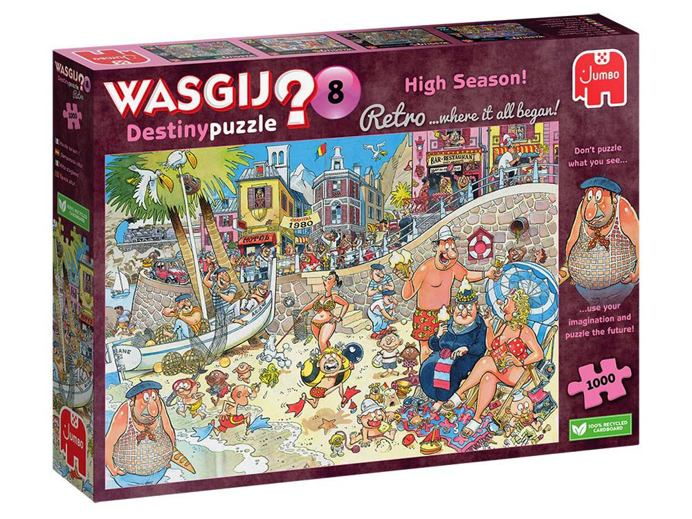 Wasgij? Retro Destiny 8 - High Season 1000 Piece Jigsaw