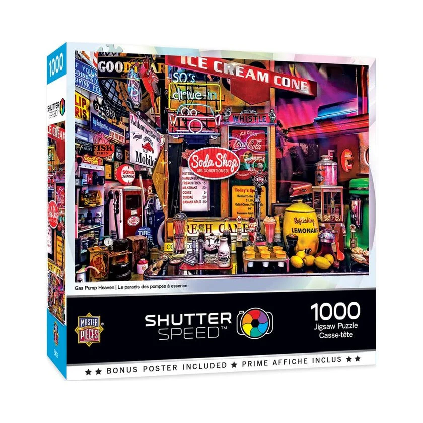 MasterPieces - Shutter Speed Gas Pump Heaven 1000 Piece Jigsaw