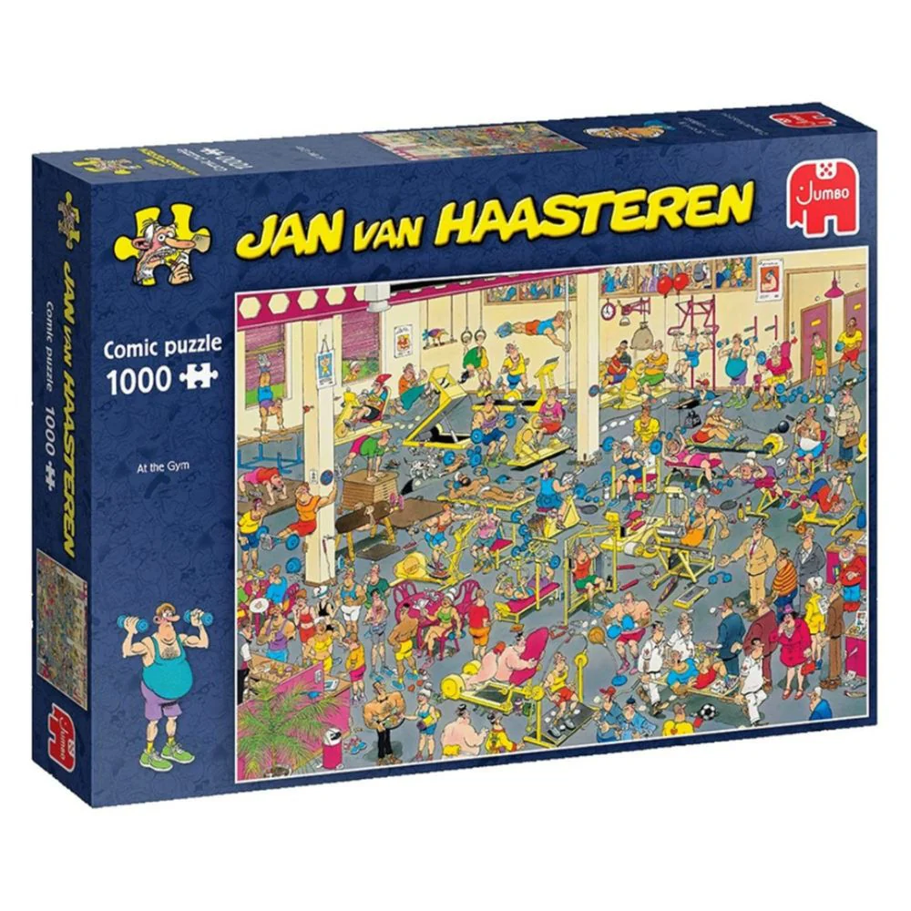Jan Van Haasteren At the Gym 1000 Piece Jigsaw