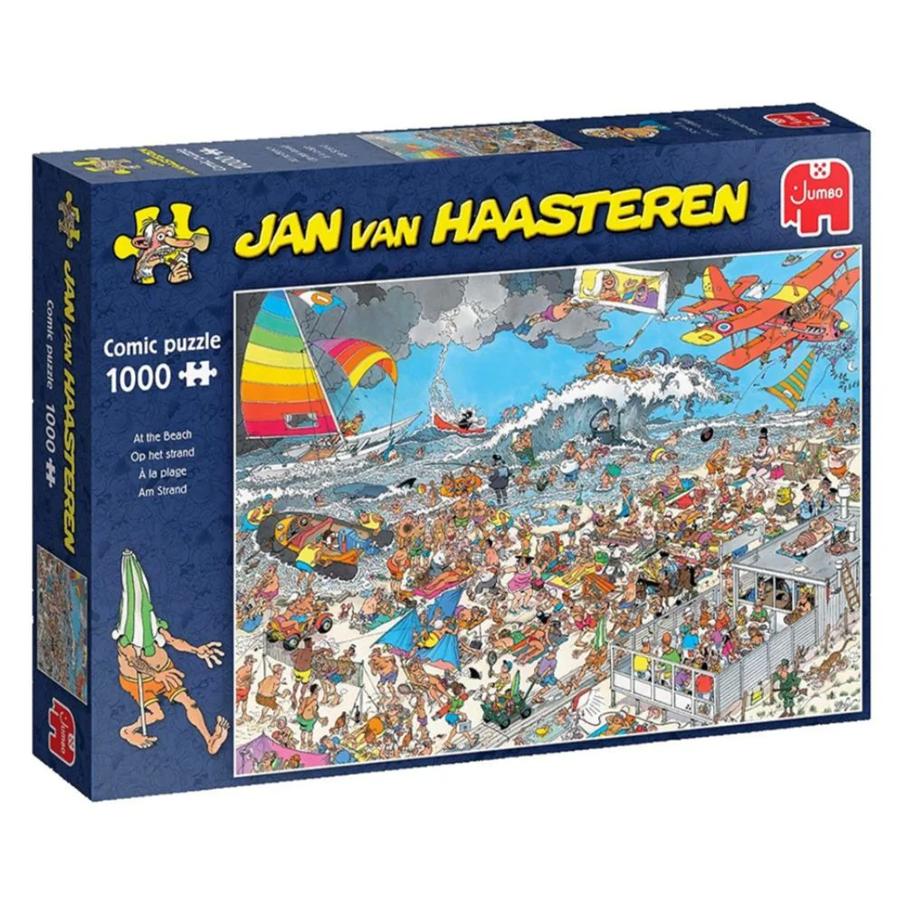 Jan Van Haasteren At The Beach 1000 Piece Jigsaw