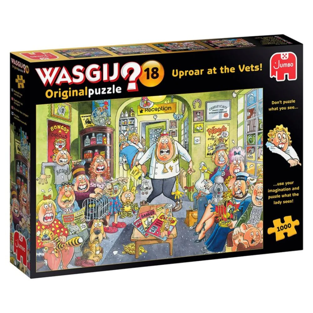 Wasgij Original 18 - Uproar at the Vets - 1000 Piece Jigsaw