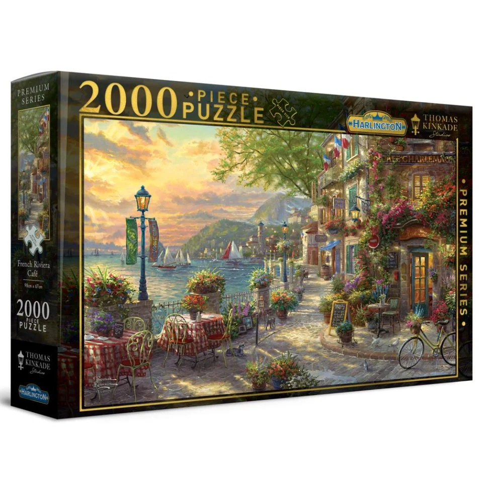 Harlington - Thomas Kinkade French Riviera Cafe 2000 Piece Jigsaw