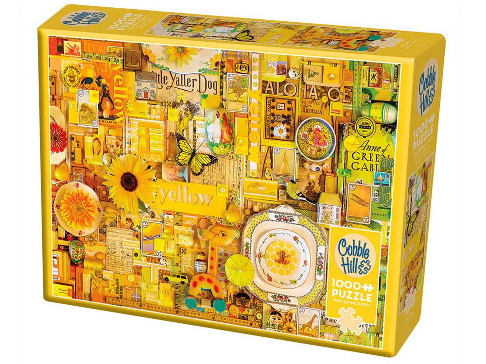 Cobble Hill Yellow Rainbow Project 1000 Piece Jigsaw