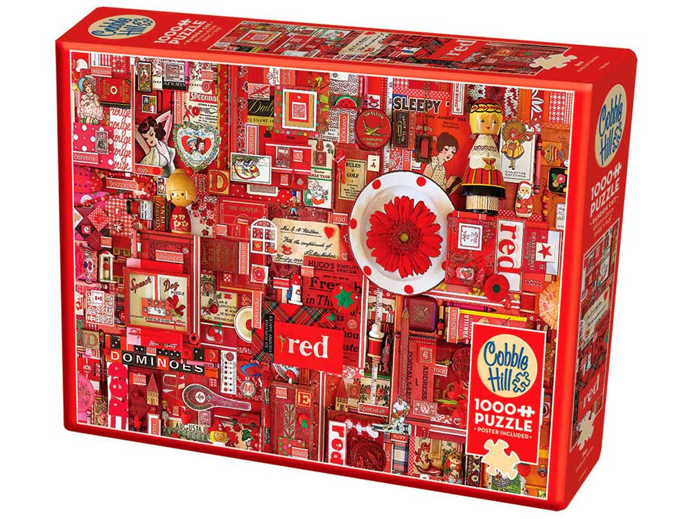 Cobble Hill Red Rainbow Project 1000 Piece Jigsaw