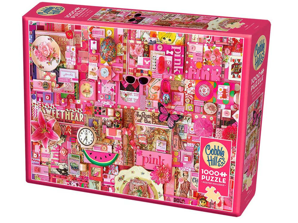 Cobble Hill Pink Rainbow Project 1000 Piece Jigsaw