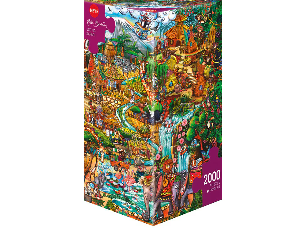 Heye - Berman Exotic Safari 2000 Piece Jigsaw