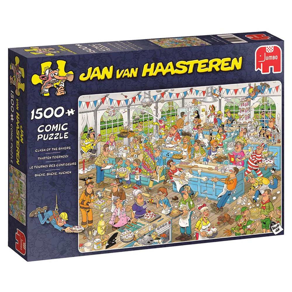 Jan Van Haasteren - Clash Of Bakers 1500 Piece Jigsaw