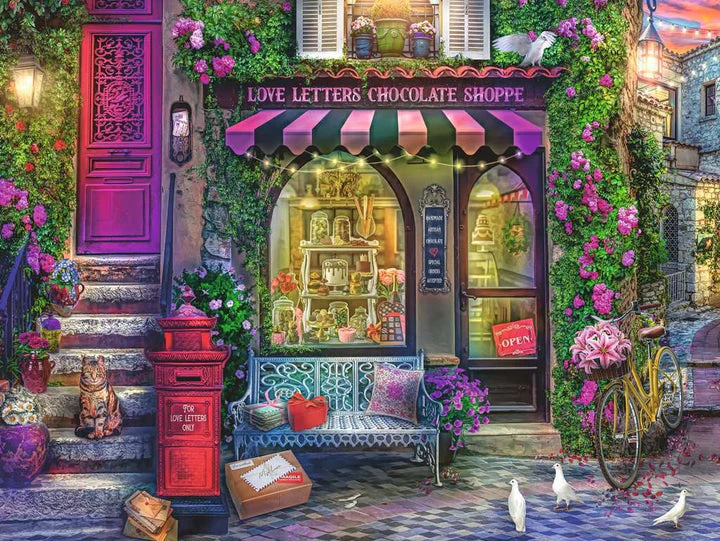 1580-ravensburger-love-letters-chocolate-shop-1500-piece-jigsaw-2.webp Ravensburger - Love Letters Chocolate Shop - 1500 Piece Jigsaw
