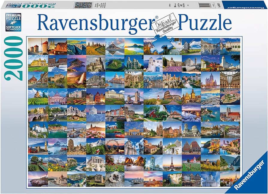 Ravensburger - 99 Places in Europe 2000 Piece Jigsaw