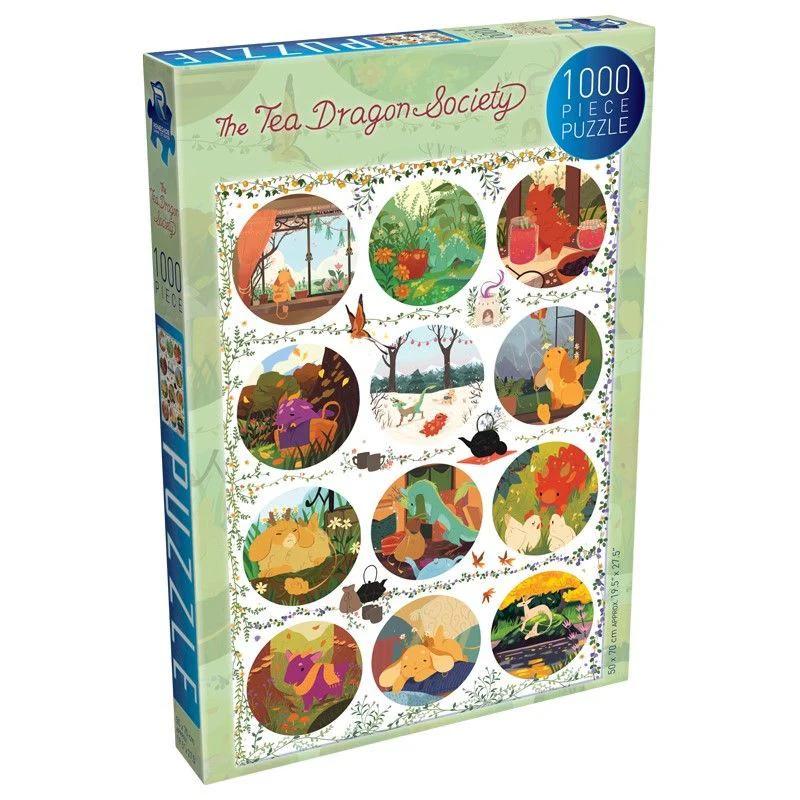 Renegade Puzzles: The Tea Dragon Society #2 Circles 1000 Piece Jigsaw