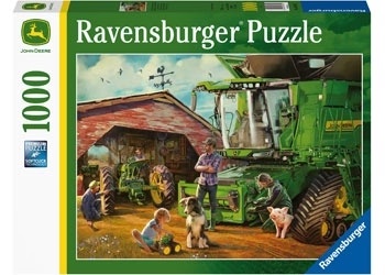 Ravensburger - John Deere Then & Now 1000 Piece Jigsaw