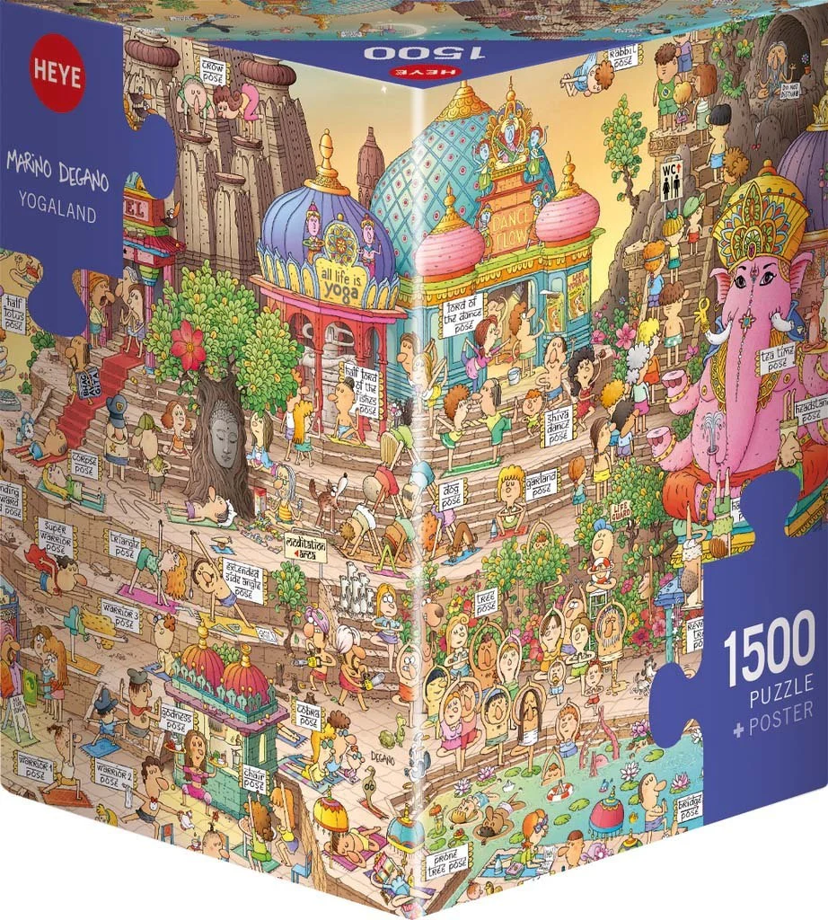 Heye - Degano, Yogaland 1500 Piece Jigsaw