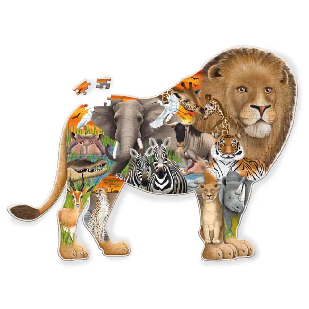 Wildlife World Safari Puzzle (200 Pieces)