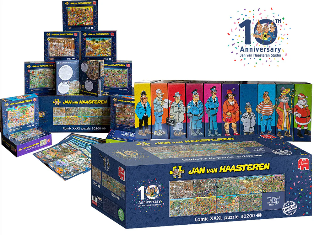 Jan Van Haasteren - 10th Anniversary Comic Xxxl 30200 Piece Jigsaw