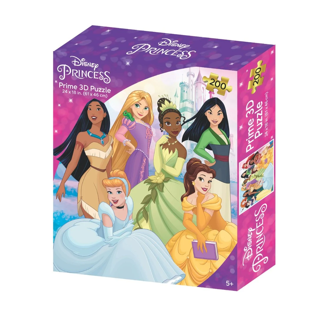 Prime 3D - Disney Princess - 200 Piece 3D Jigsaw
