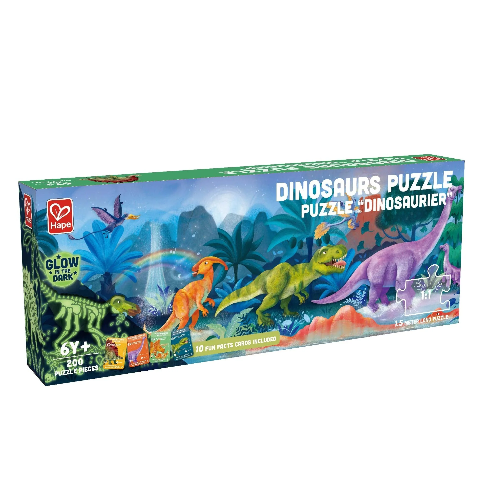 Hape Dinosaurs 200 Piece Jigsaw (1.5m Long)