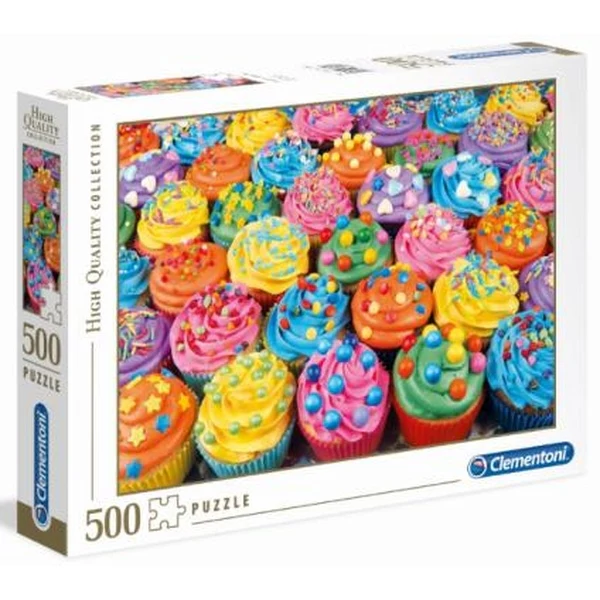 Clementoni - Colourful Cupcakes 500 Piece Jigsaw