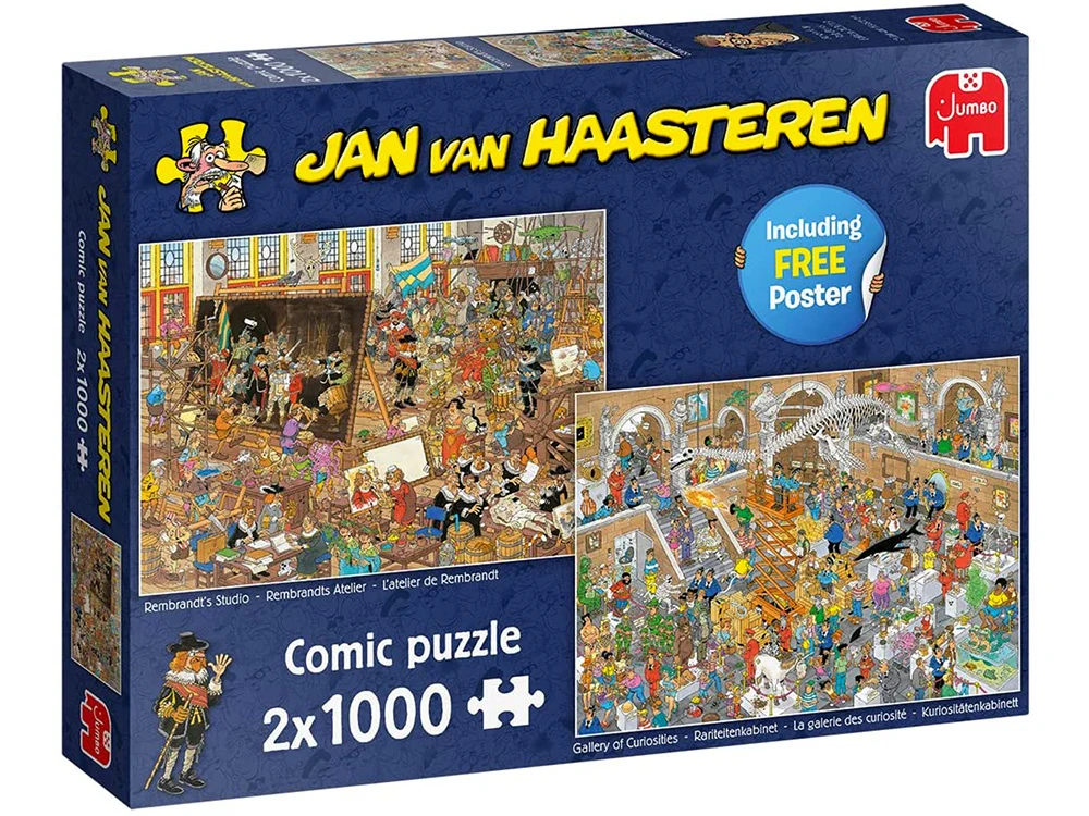 Jan Van Haasteren - A Trip To Museum 2 X 1000 Piece Jigsaw