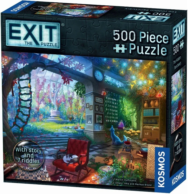 Exit the Game The Hidden Sanctuary (Game and Puzzle)