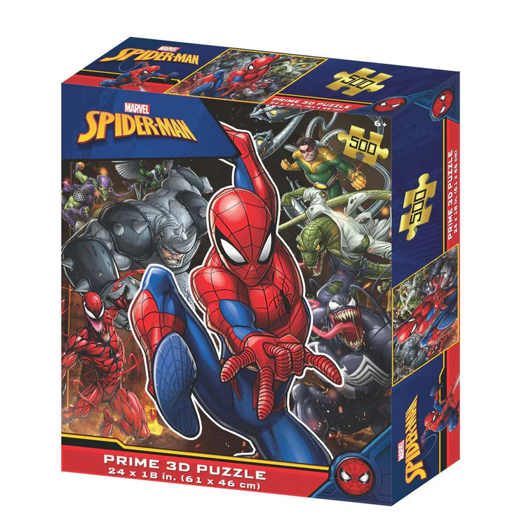 Prime 3D - Marvel Spider-Man - 500 Piece 3D Jigsaw