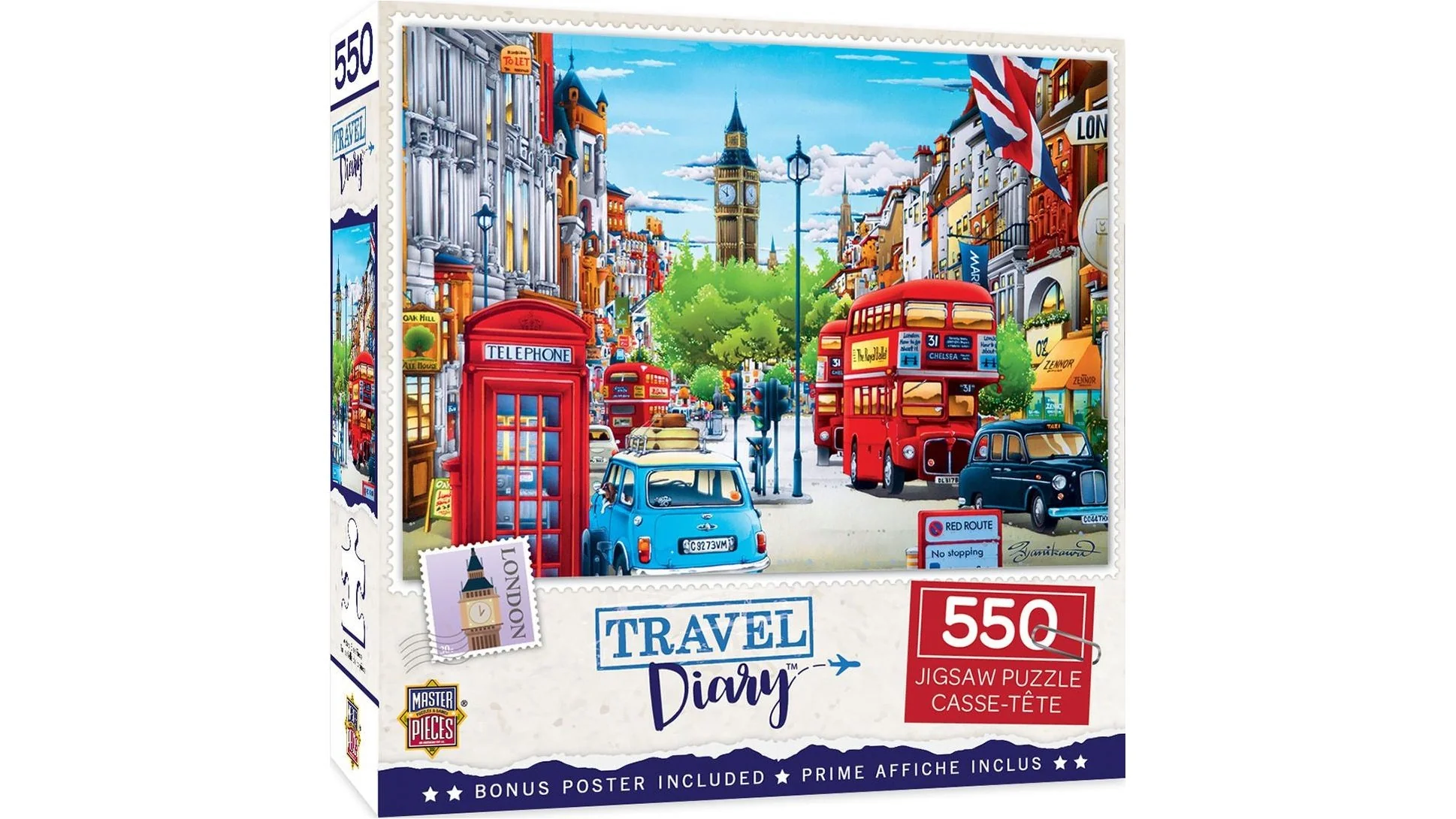 MasterPieces - Travel Diary London 550 Piece
