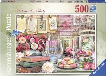 Ravensburger - Vintage Tea Party Puzzle - 500 Piece Jigsaw