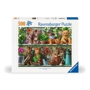Ravensburger - Cats On The Shelf 500 Piece Jigsaw - New Version