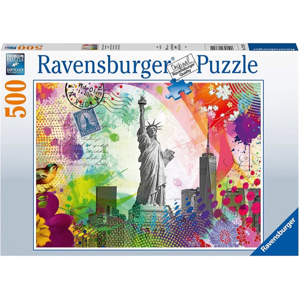 1828-ravensburger-new-york-postcard-500-piece-jigsaw-1.webp Ravensburger - New York Postcard 500 Piece Jigsaw