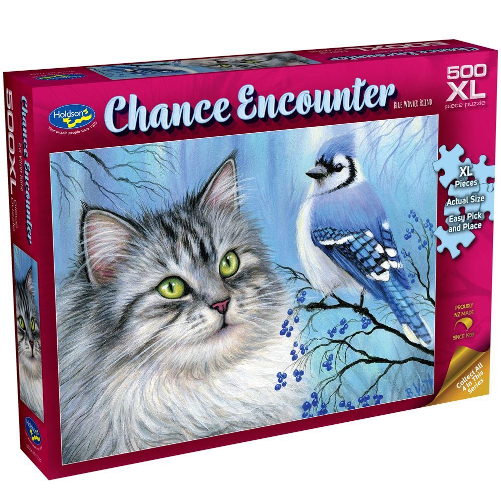 Holdson - Chance Encounter Blue Winter Friend 500xl Piece Jigsaw
