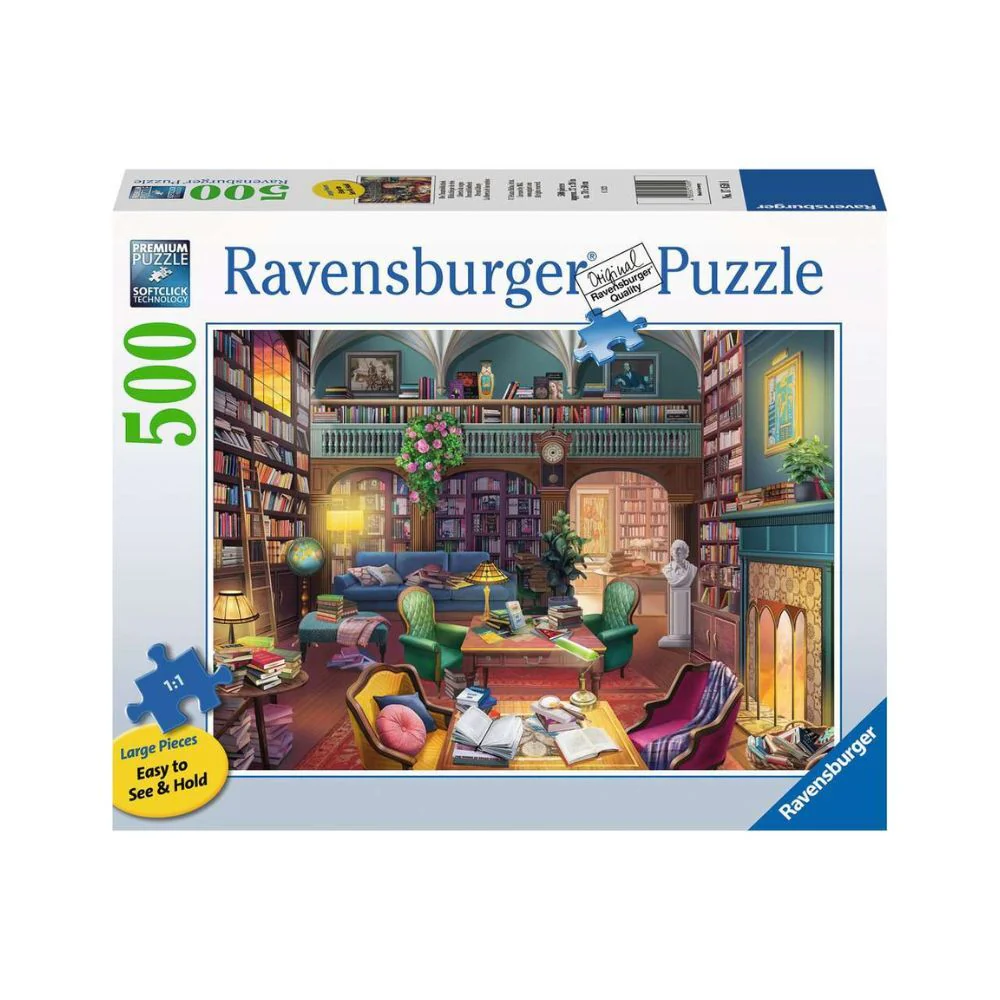 1903-ravensburger-dream-library-large-format-500-piece-jigsaw-1.webp Ravensburger - Dream Library Large Format 500 Piece Jigsaw