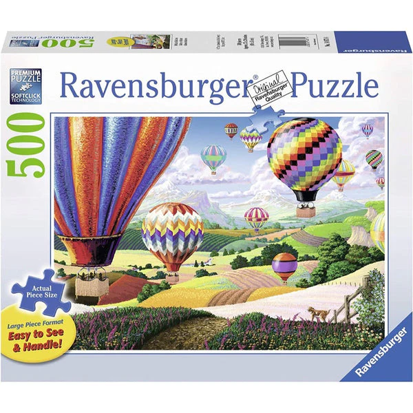 Ravensburger - Air Balloon Valley Large Format 500 Piece Jigsaw