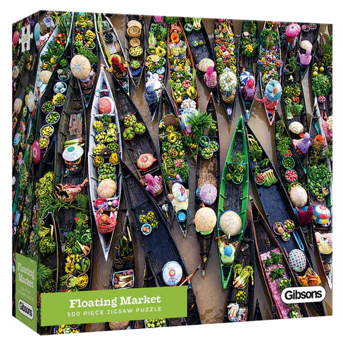 Gibsons - Floating Market 500 Piece Jigsaw